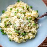 Instant Pot Risotto With Pea & Celery (Vegetarian, Gluten-Free)