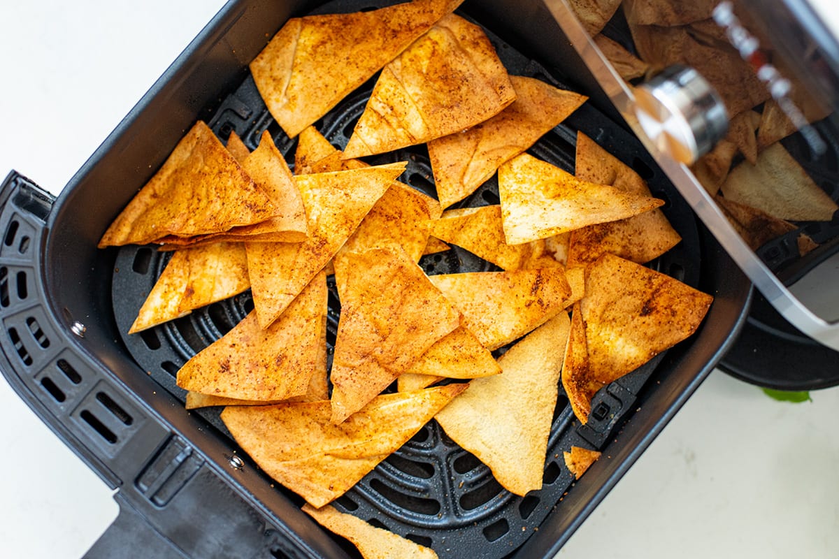 air fryer pita chips in an Instant Pot