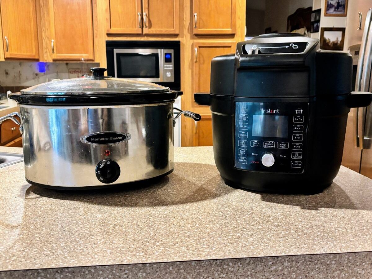 instant pot and slow cooker