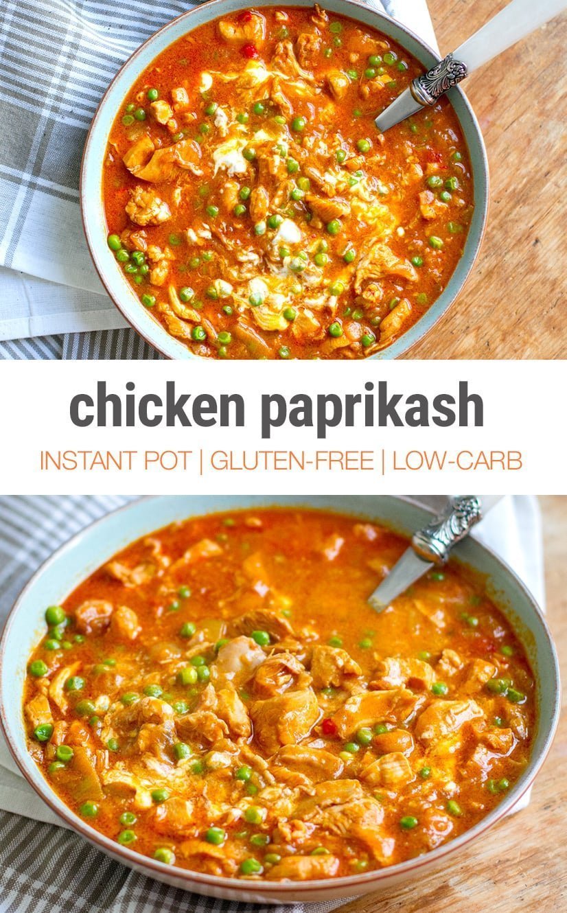 Instant Pot Chicken Paprika Stew Recipe 