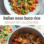 Instant Pot Osso Buco Rice
