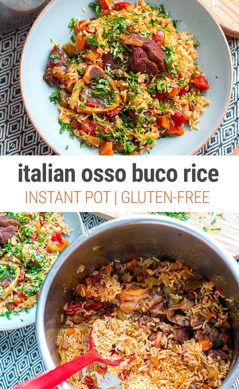 Instant Pot Osso Buco Rice 
