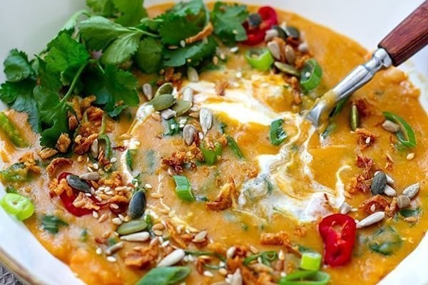 Instant Pot Thai Red Lentil Soup