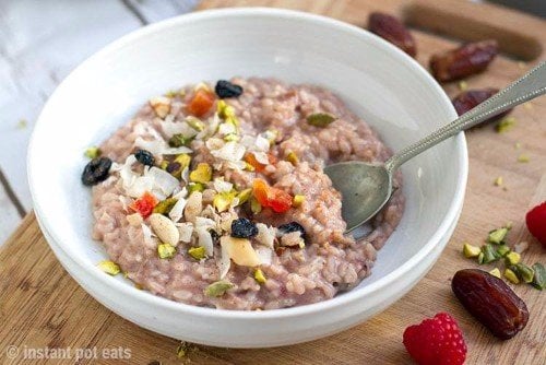 Instant Pot Rice Pudding