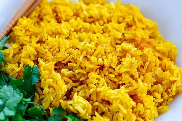 INSTANT POT TURMERIC JASMINE RICE