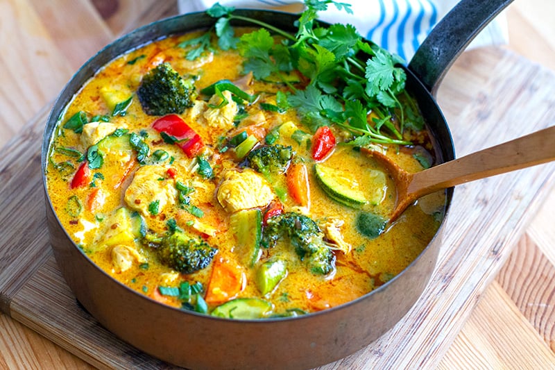 Thai Chicken Curry In Instant Pot