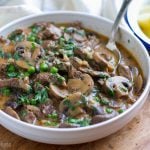 Beef stroganoff