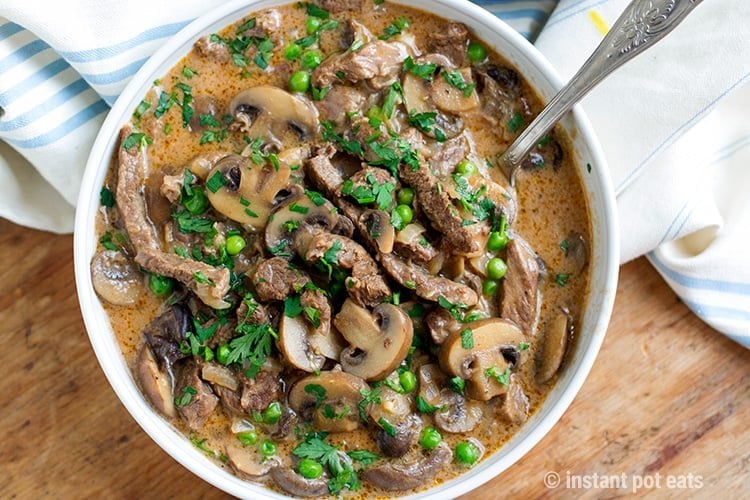 Instant Pot® Easy Beef Stroganoff