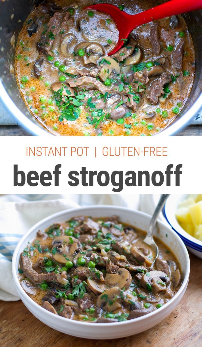 Instant Pot Beef Stroganoff 
