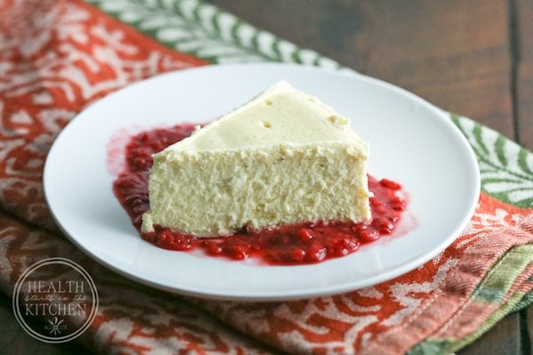 Instant Pot Vanilla Cheesecake Low Carb