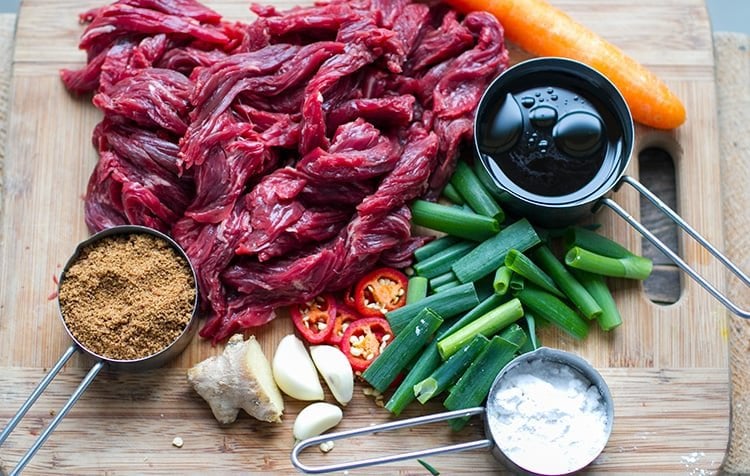 Sliced Skirt Steak For Instant Pot Mongolian Beef 