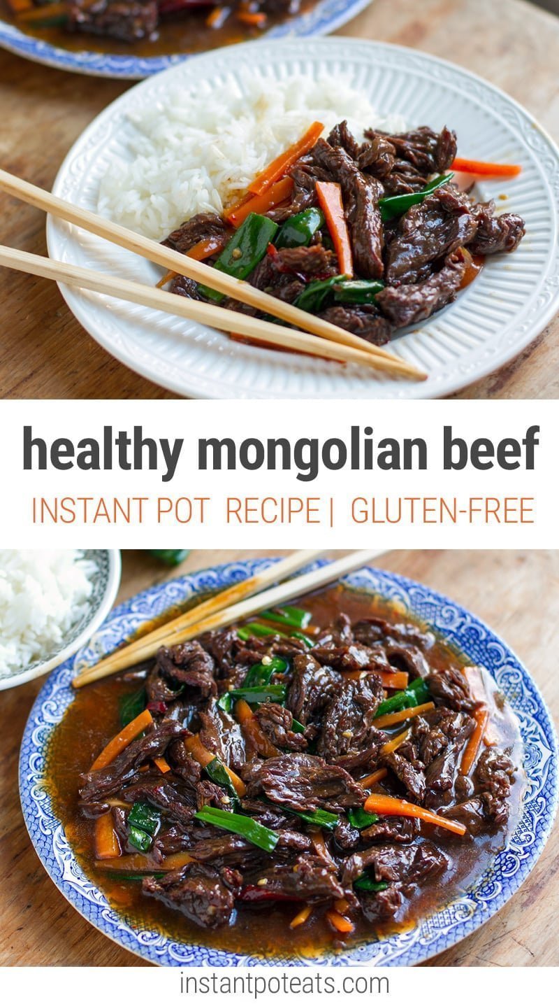 Instant Pot Mongolian Beef - Healthy Pressure Cooker Recipe