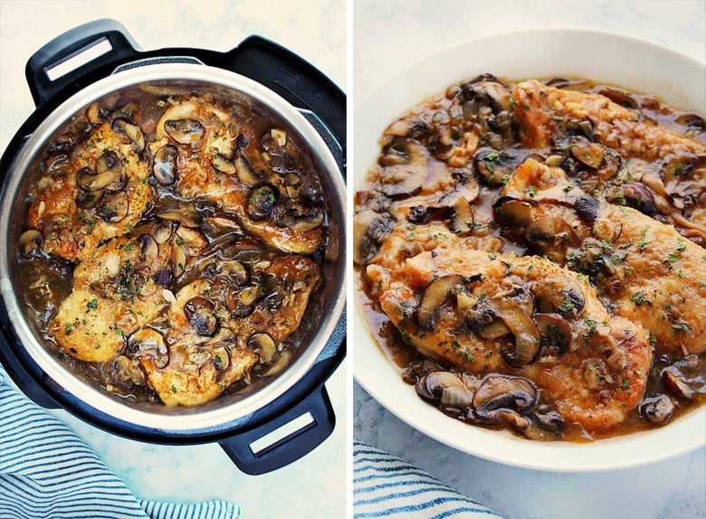 Instant Pot chicken marsala recipe 