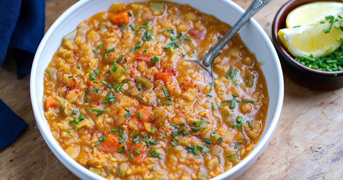 Mediterranean Split Pea Soup