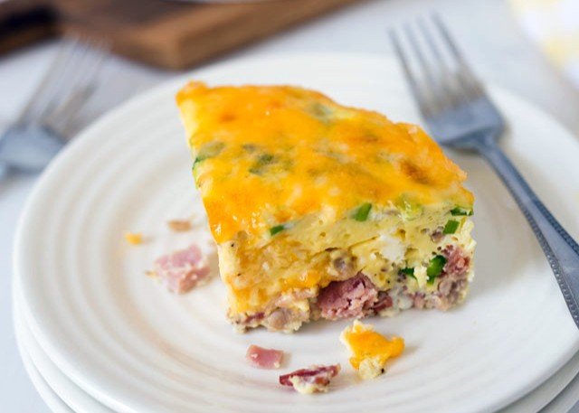 Crustless Meat Lovers Quiche 