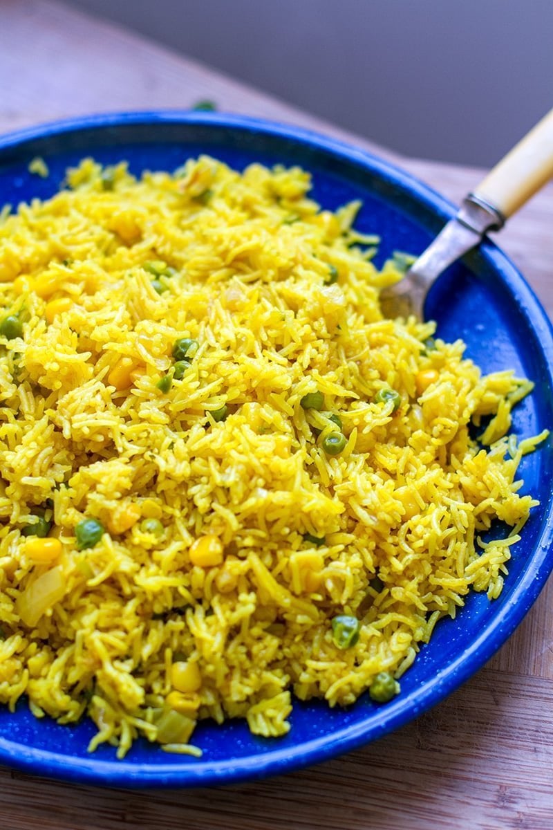 Instant Pot Yellow Rice With Corn & Peas - Instant Pot Eats