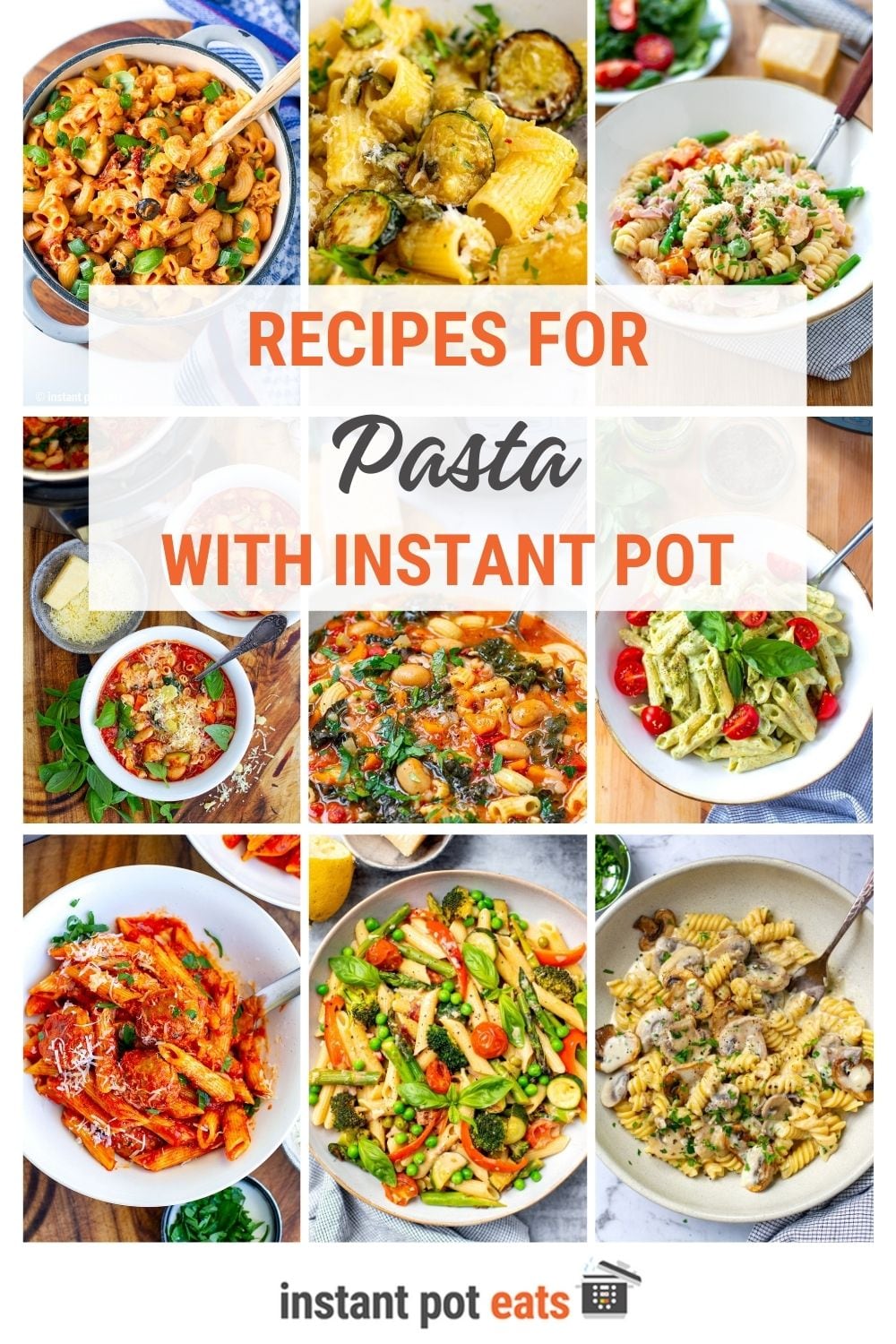 Pressure Cooker Pasta Recipes - Instant Pot Eats