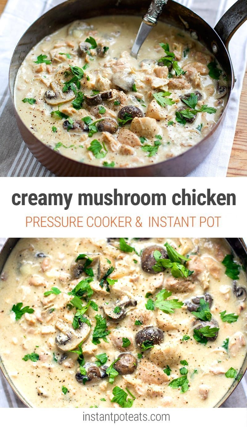 Instant Pot Chicken Stew With Mushrooms