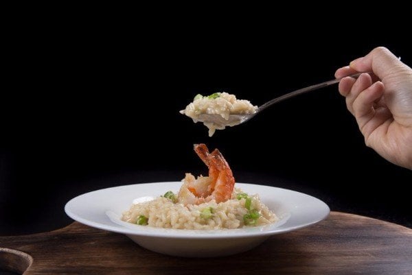 Garlic Butter Prawn Risotto 