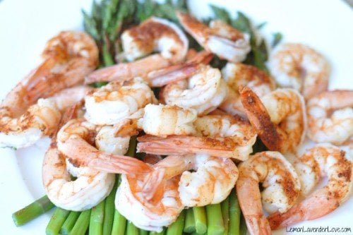 Instant Pot Steamed Shrimp & Asparagus 