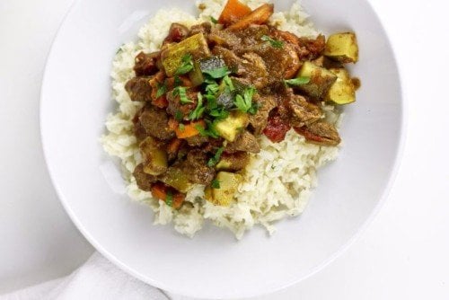 Instant Pot Lamb Curry 