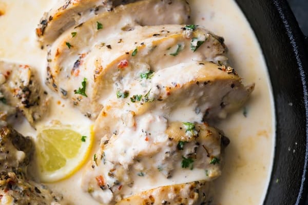 Instant Pot Creamy Lemon Chicken Breasts