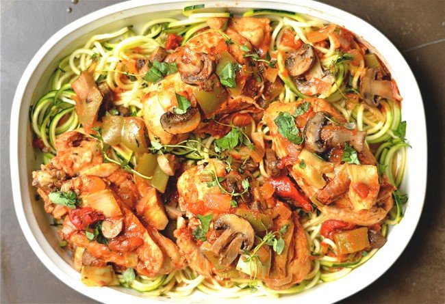 Italian Chicken Cacciatore - chicken breast Instant Pot recipes