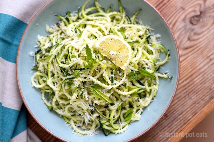 instant pot zucchini pasta