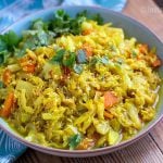 Sri Lankan Coconut Cabbage | Instant Pot Pressure Cooker Recipe