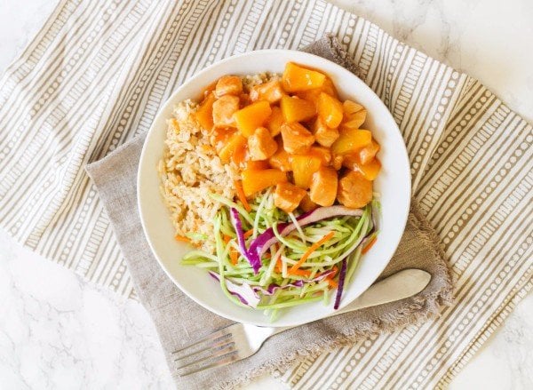 Sweet & Sour Pineapple Instant Pot Chicken 