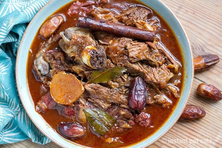 Instant Pot Leg Of Lamb Stew With Dates Cinnamon