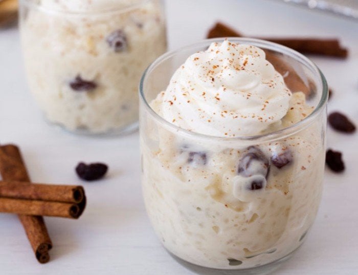 Arborio rice pudding Instant Pot