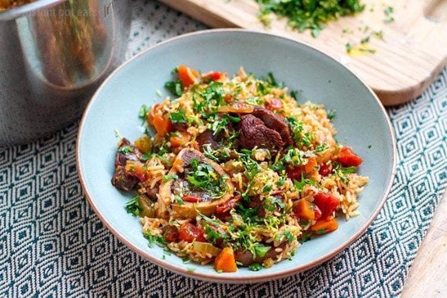 Instant Pot Osso Bucco Rice 