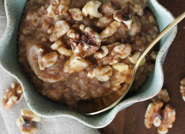 Banana & Walnut Instant Pot Oats 