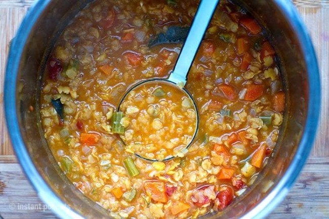 One-Pot Instant Pot Meals - Turkish Split Pea Stew 