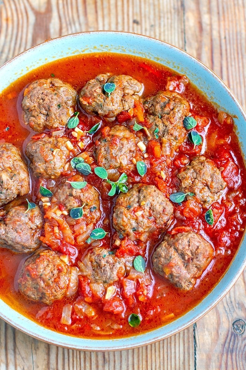 Instant Pot Meatballs In Italian Tomato Sauce (Paleo, Whole30, Gluten-free)