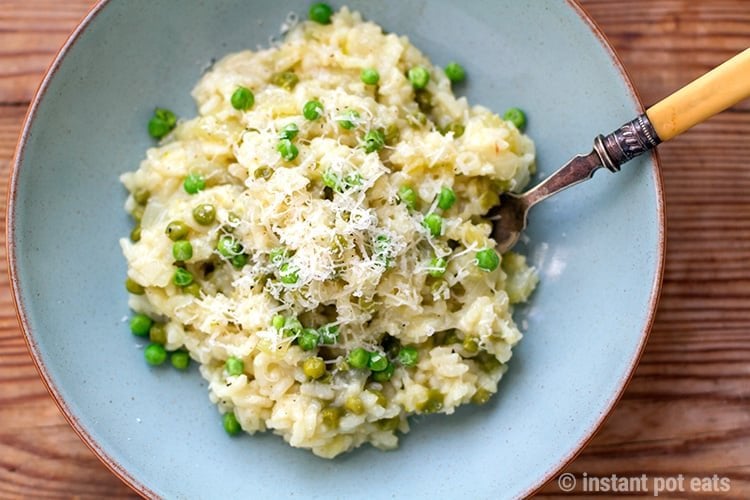 Pea risotto 2024 instant pot