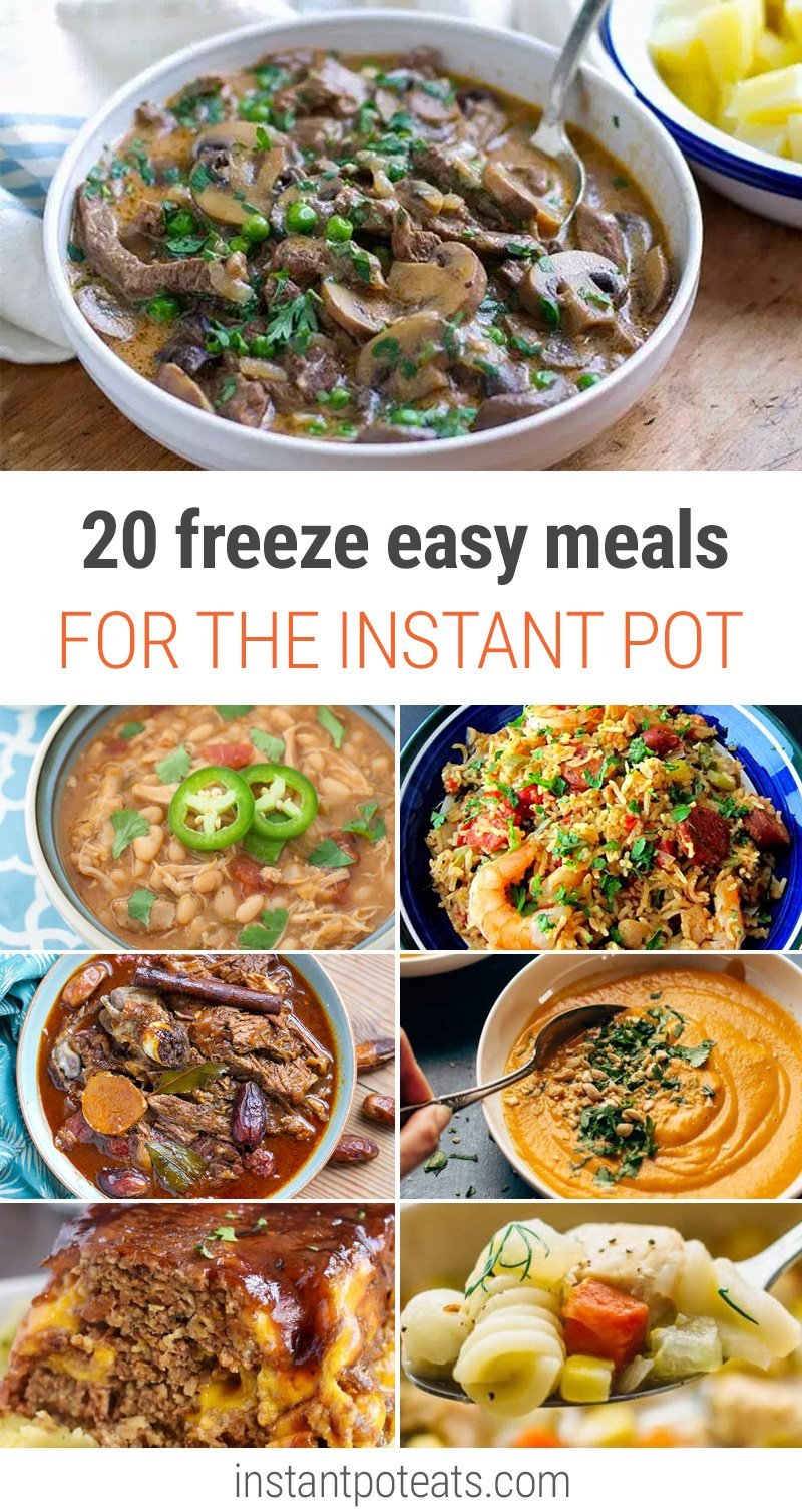 Instant Pot Freezer Meals (batch cooking, meal prep)