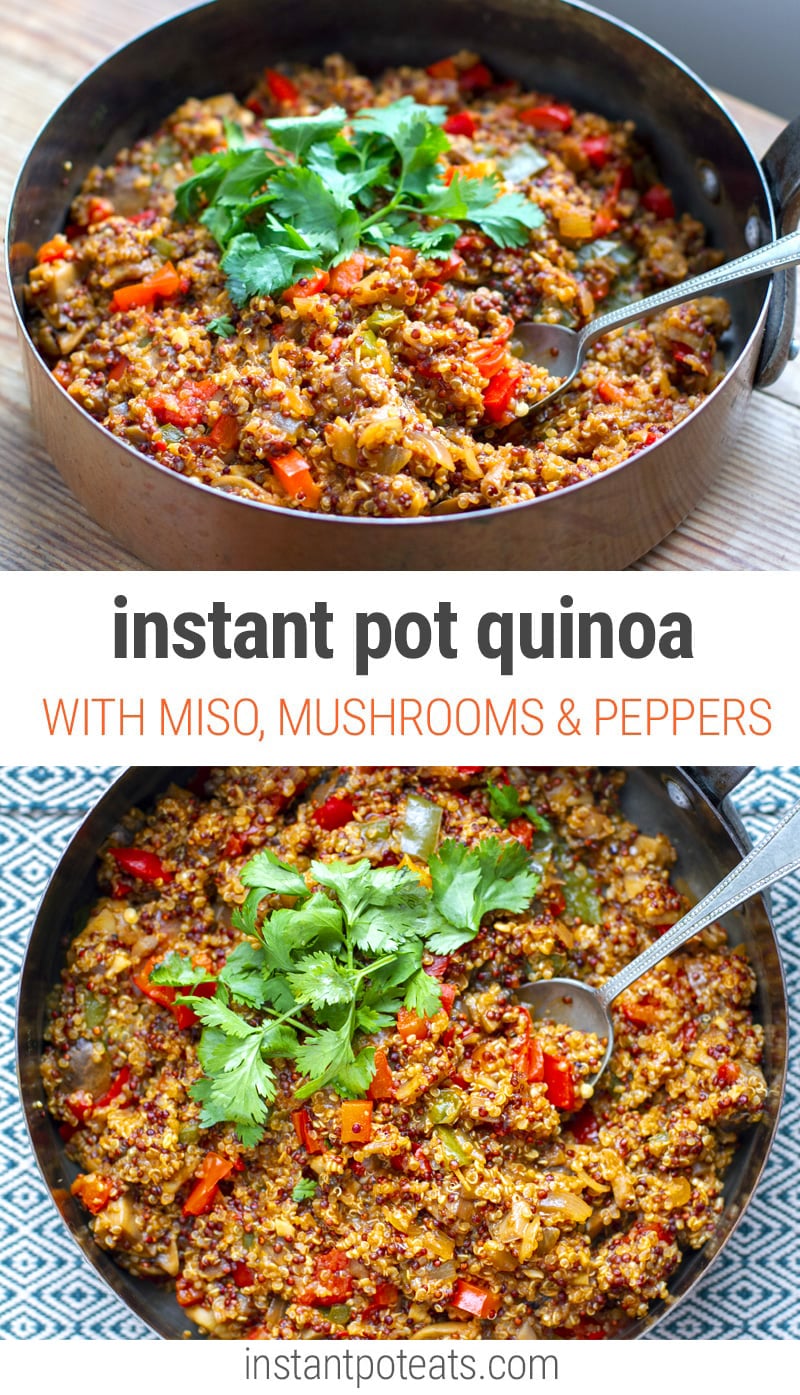 Instant Pot Miso Quinoa With Vegetables