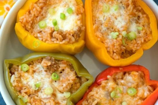 Easy Instant Pot Stuffed Peppers 