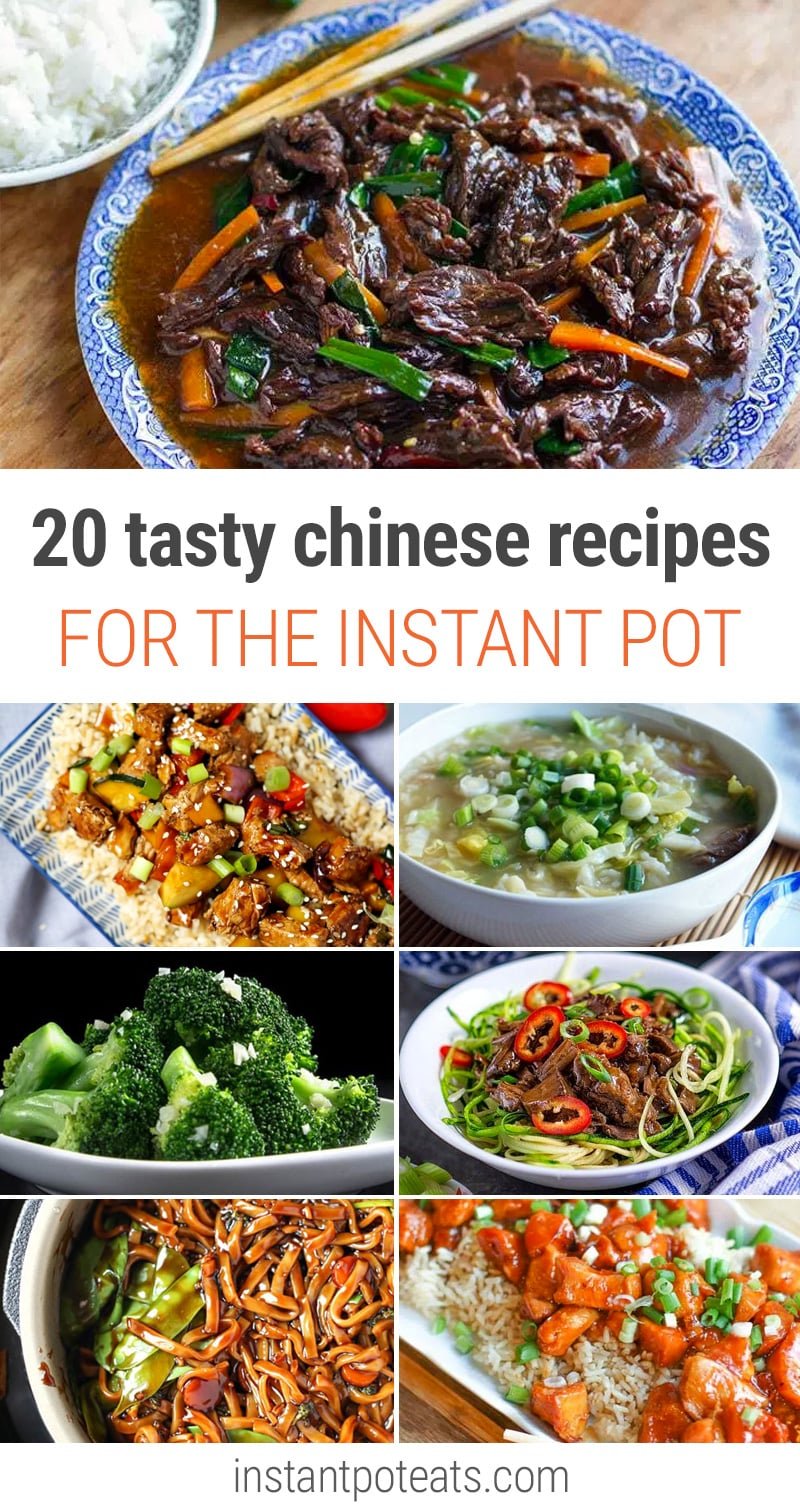 20 Tasty Chinese Recipes For Instant Pot - Char Siu Pork, Kung Pao Chicken, Fried Rice, Congee and more.