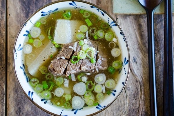 Instant Pot Short Rib Soup (Galbitang) 