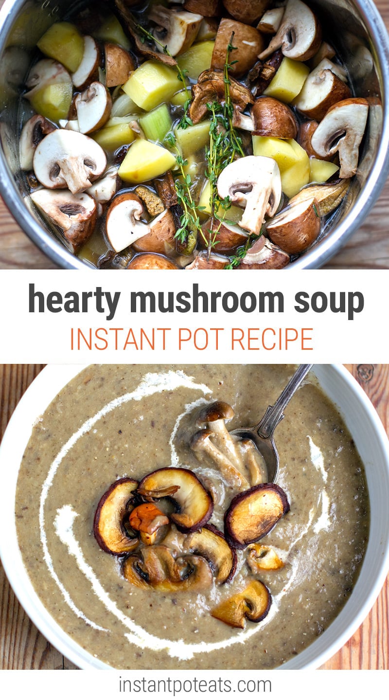 Creamy Instant Pot Mushroom Soup