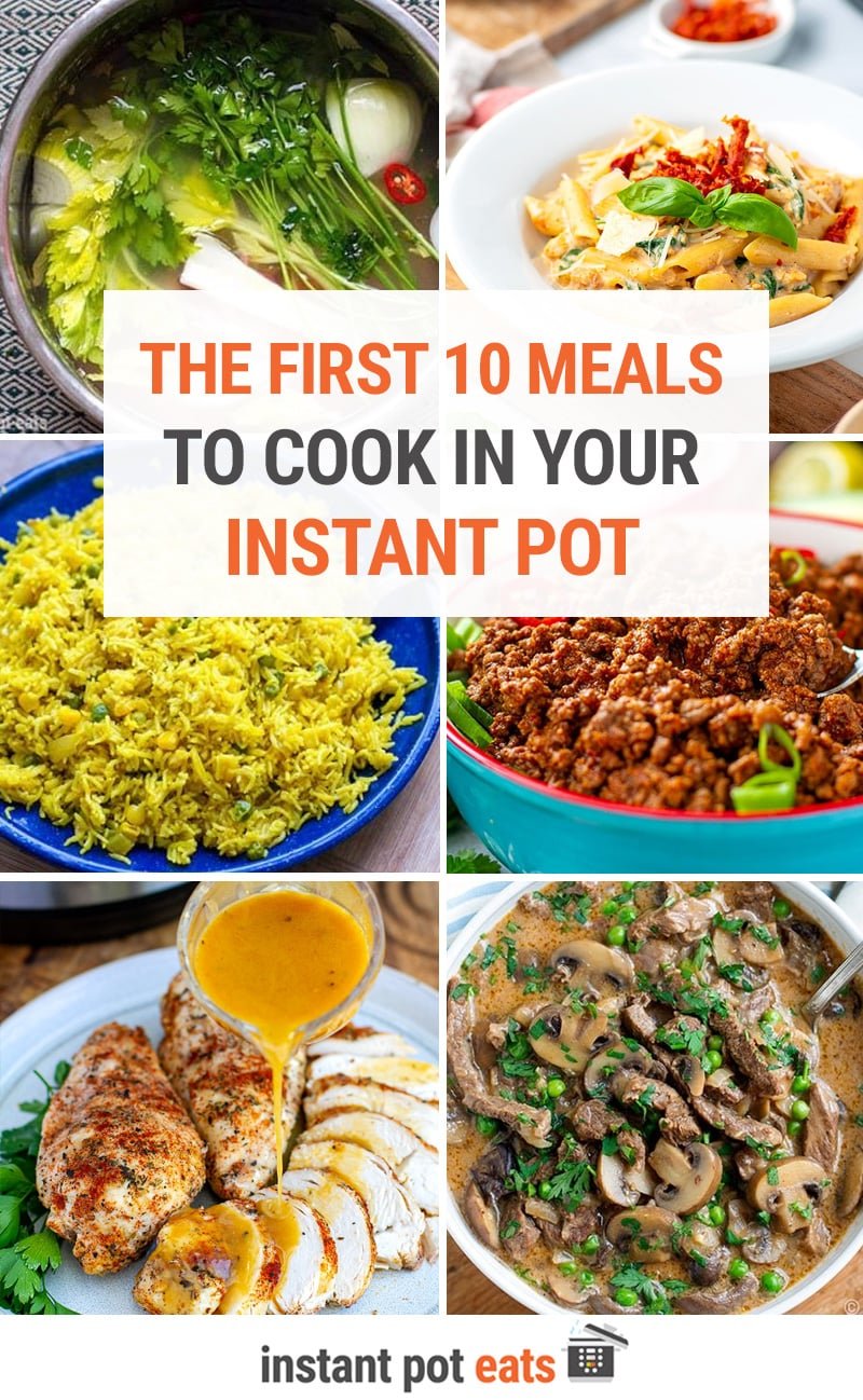 The First 10 Meals To Cook In Your Instant Pot (Great For Beginners!)