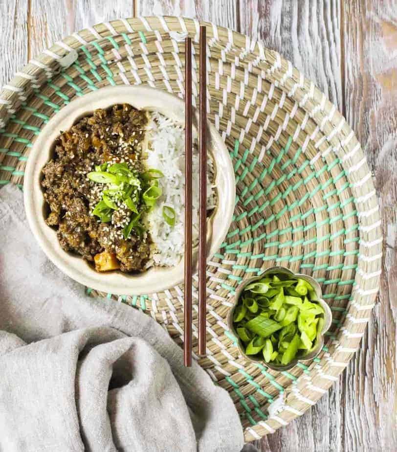 Korean Bulgogi with Frozen Ground Beef for Instant Pot