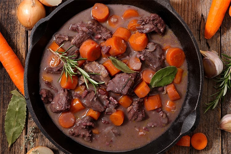 Instant Pot Beef Bourguignon Red Wine Braised Beef Stew