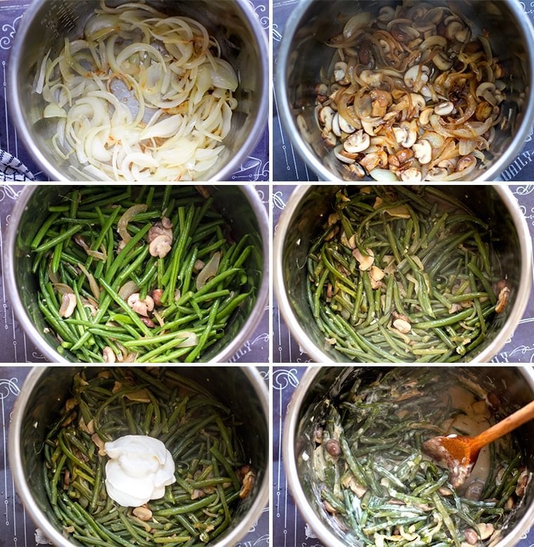 Green Bean Casserole Instant Pot instructions