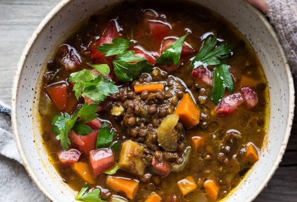 Lentil & Veggie Soup 