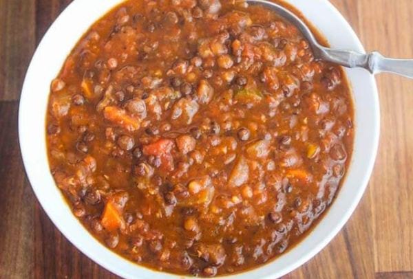 Instant Pot Lentil Chili 