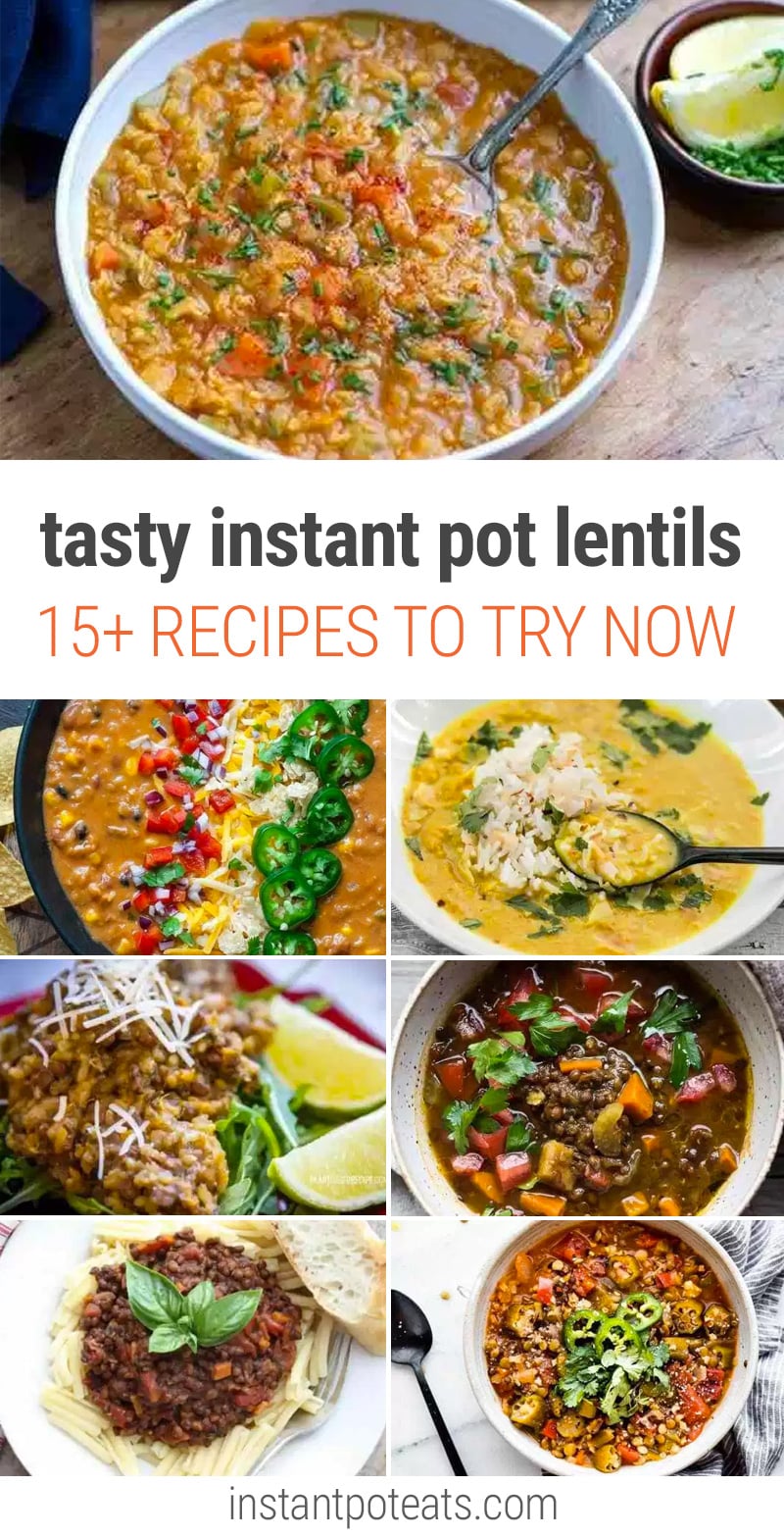 15 Delicious Instant Pot Lentils Recipes